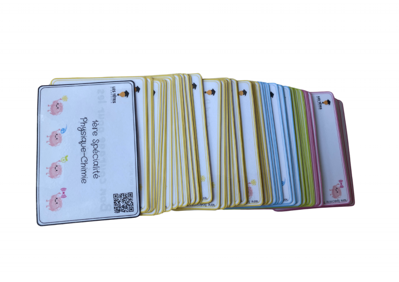 Pack Flashcards Première - Fiches de révisions - Les têtes d'ampoule