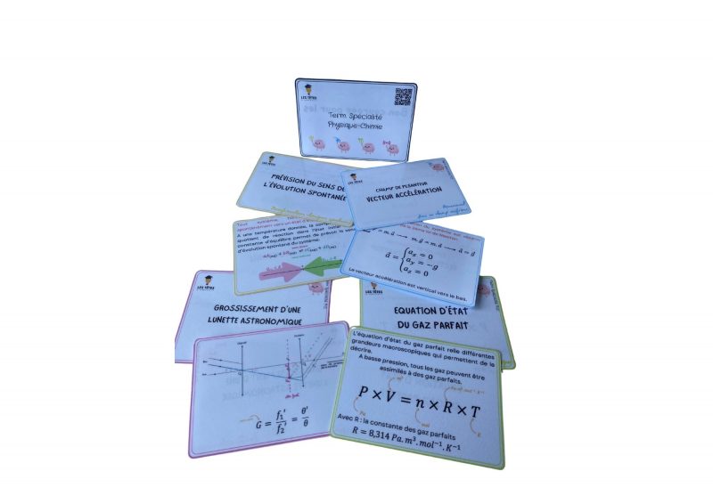 Pack Flashcards Terminale - Fiches de révisions - Les têtes d'ampoule